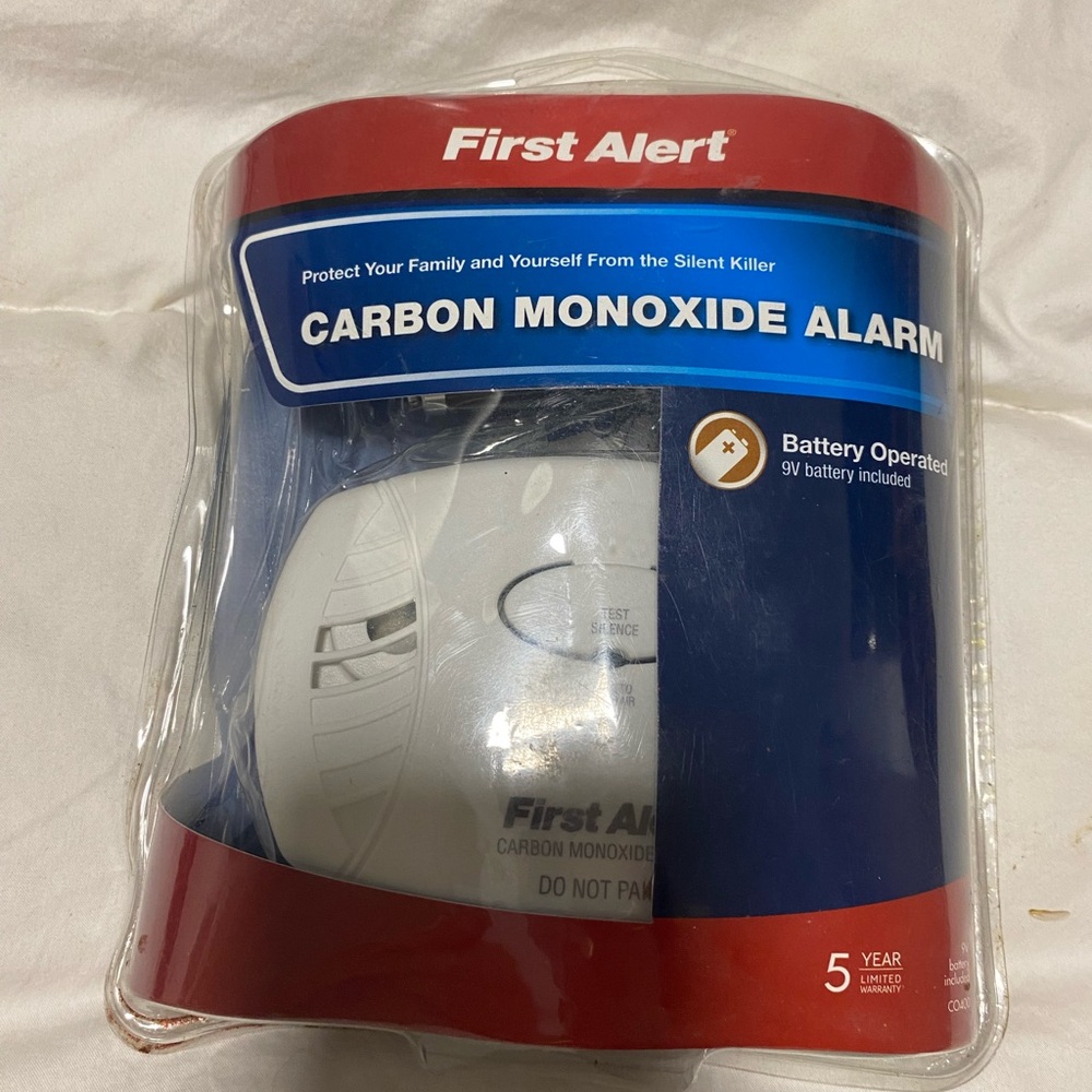 First Alert White Carbon Monoxide Alarm